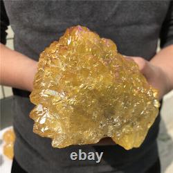 1.25kg natural citrine cluster quartz crystal point mineral specimen gem XC9