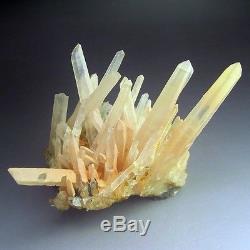 1.2LBS Quartz Crystal Cluster with Hematite, China-q1006