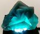1.2lb Green Cube Fluorite Crystal Cluster With Phantoms In Matrix 547g 3.5x3