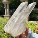 1.4lb Natural White Crystal Cluster Point Mineral Specimen Chakras Healing