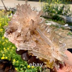 1.6 LB Natural Quartz Crystal Cluster Specimen Madagascar