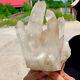 1.65lb Clear Natural Beautiful White Quartz Crystal Cluster Specimen