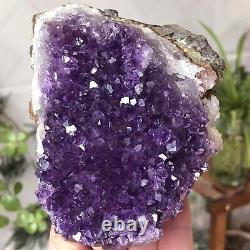 1.6lb Natural Amethyst Quartz Crystal Cluster Geode Raw Rough Mineral Specimens