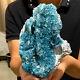 1.7 Lb Natural Blue Cubic Fluorite Crystal Cluster Mineral Sampl