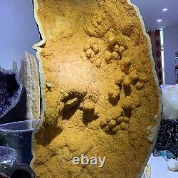 1.7 Tons Natural Citrine Geode Quartz Cluster Crystal Specimen reiki collection