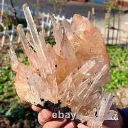 1.74 LB Natural Quartz Crystal Cluster Specimen Madagascar