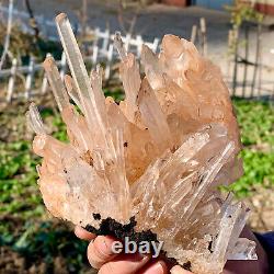 1.74 LB Natural Quartz Crystal Cluster Specimen Madagascar