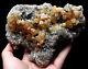 1.85lb Natural Scheelite Crystal Cluster On Mica, Rock
