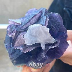 1.8lb NATURAL FLUORITE Quartz Crystal Cluster Mineral Specimen HEALING
