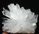 1.93lb Natural Beautiful White Quartz Crystal Cluster Point Mineral Specimen