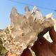 1.99lb Clear Natural Beautiful White Quartz Crystal Cluster Specimen