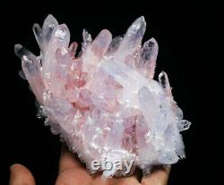 1.9lb Rare Beatiful Red / Blue Tibetan Ghost phantom Crystal Cluster Specimen
