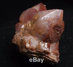 10.14lb Rare NATURAL Red Quartz Crystal Cluster Reiki Wicca original Specimen