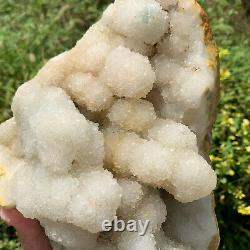 10.1LB Natural agate quartz cluster crystal mineral specimen healing TQS5662