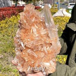 10.3LB Top natural transparent crystal quartz crystal cluster mineral specimen
