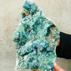 10.4 LB Natural Green FLUORITE Quartz Crystal Cluster Mineral Specimen