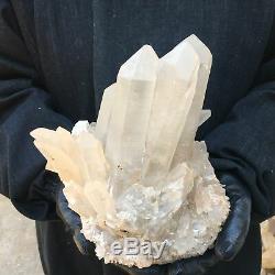 10.95LB Natural clear quartz cluster crystal specimen healing OT1062