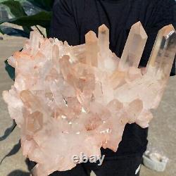 10.9lb Natural Clear white Quartz Crystal Cluster Rough Healing Specimen