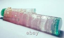 100 ct Beautiful BlueCap Double Terminated Stepwise Bunch of Tourmaline Crystal