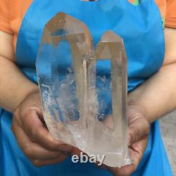 1020g Natural Clear Quartz Crystal Cluster Mineral Specimen Healing CH1115