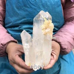 1060g Natural Clear Crystal Mineral Specimen Quartz Crystal Cluster Decorat