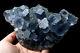 1079.8g Natural Green. Blue Fluorite Quartz Crystal Cluster Mineral Specimen