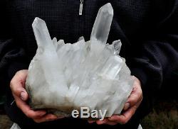 10795g Huge beautiful Tibetan Quartz Crystal Cluster POINT Specimen reiki healin