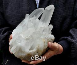 10795g Huge beautiful Tibetan Quartz Crystal Cluster POINT Specimen reiki healin