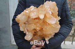 10840g(23.9lb) Natural Beautiful Clear Quartz Crystal Cluster Tibetan Specimen