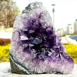 1084g Natural Amethyst Geode Quartz Cluster Crystal Specimen Healing
