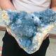 10860natural Raw Blue Celestite Crystal Quartz Cluster Geode Specimen Home Decor