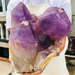 10LB Uruguay Natural Amethyst Quartz Crystal Cluster Mineral Healing A879
