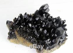 11.47lb AAA+++ Beautiful Black Quartz Crystal Cluster Specimen Rare