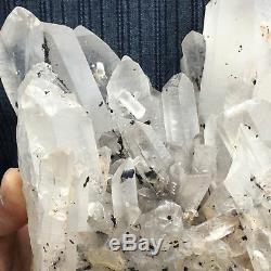 11.48LB Natural Clear quartz cluster Mineral crystal specimen healing 7''ACC5-FA