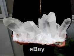11.52lb AA NATURAL Clear Quartz Crystal cluster Points Specimens