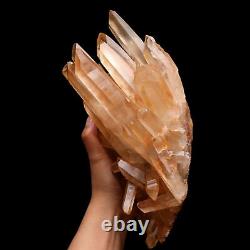 11.78lb Natural Clear Skin Quartz Crystal Cluster Point Healing Mineral Specimen