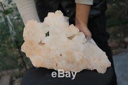 11000g(24.2lb) Natural Beautiful Clear Quartz Crystal Cluster Tibetan Specimen