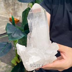 1105G Natural white crystal cluster quartz crystal mineral specimen healing