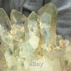 1124g Magical Natural Clear White Quartz Crystal Cluster Rough Healing Specimen