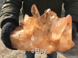 11270g Large natural quartz gemtstone crystal cluster point specimen reiki heali