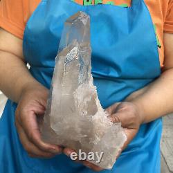 1140g Natural Clear Quartz Crystal Cluster Mineral Specimen Healing CH1011