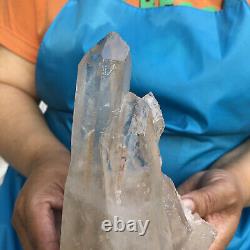 1140g Natural Clear Quartz Crystal Cluster Mineral Specimen Healing CH1011