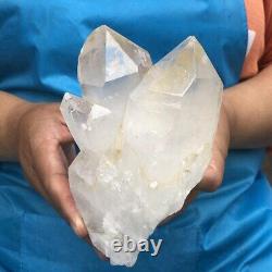 1150G Natural Clear Quartz Cluster Crystal Cluster Mineral Specimen Heals
