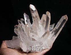 1150g AAA Clear Natural Beautiful White QUARTZ Crystal Cluster Specimen