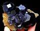 116g Natural Blue Purple Fluorite Quartz Crystal Cluster Mineral Specimen