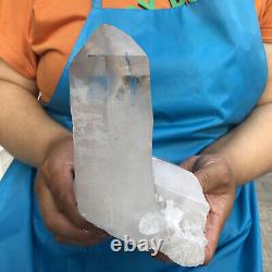 1170g HUGE Clear White Quartz Crystal Cluster Rough Specimen Healing Stone 1022