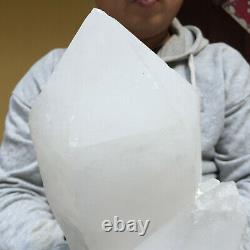 11750g Huge Natural White Quartz Crystal Cluster Rough Healing Specimen