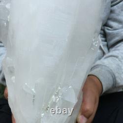 11750g Huge Natural White Quartz Crystal Cluster Rough Healing Specimen