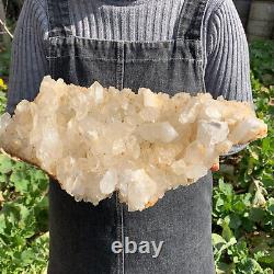 12.1 LB Natural Clear Quartz Cluster Crystal Mineral Point Healing TQS7574