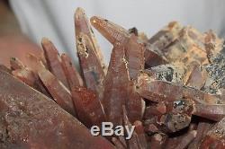 12.13lb Rare Natural New find Red Quartz Crystal Cluster Specimen Reiki Wicca